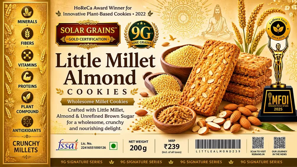 Little Millet Almond Cookies